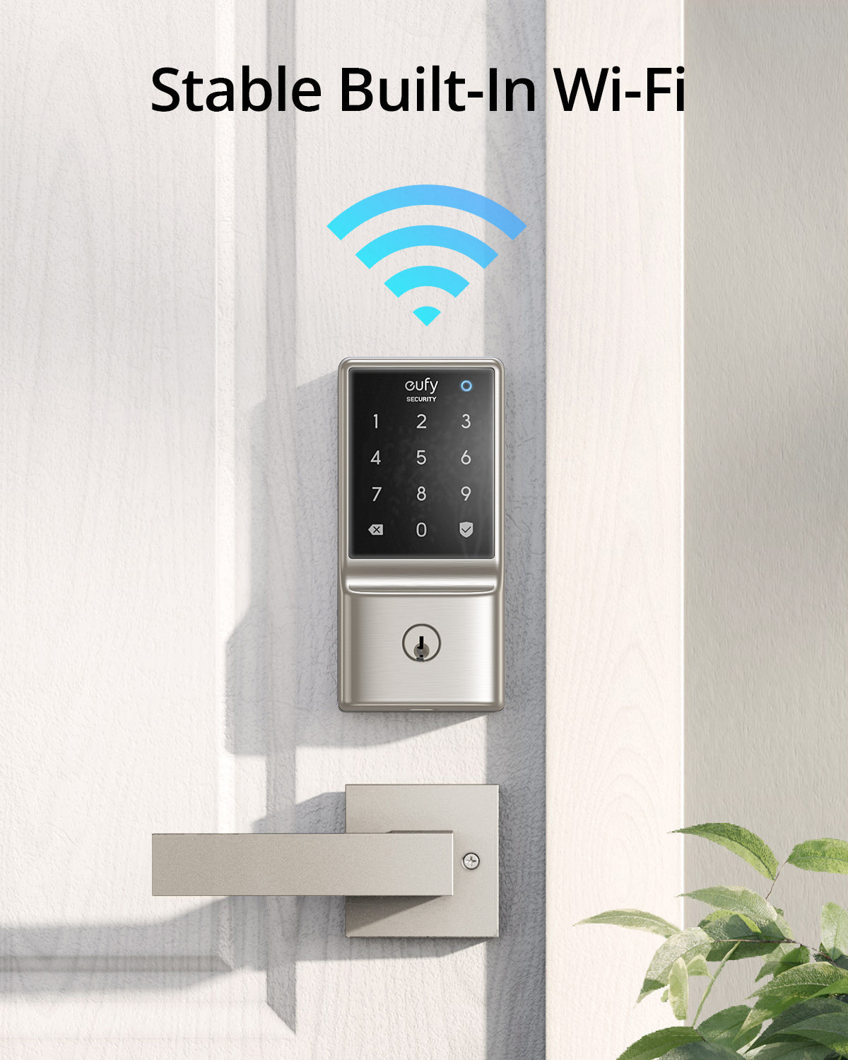 Eufy Satin Nickel Smart Lock - Effortlessly Secure Your Home