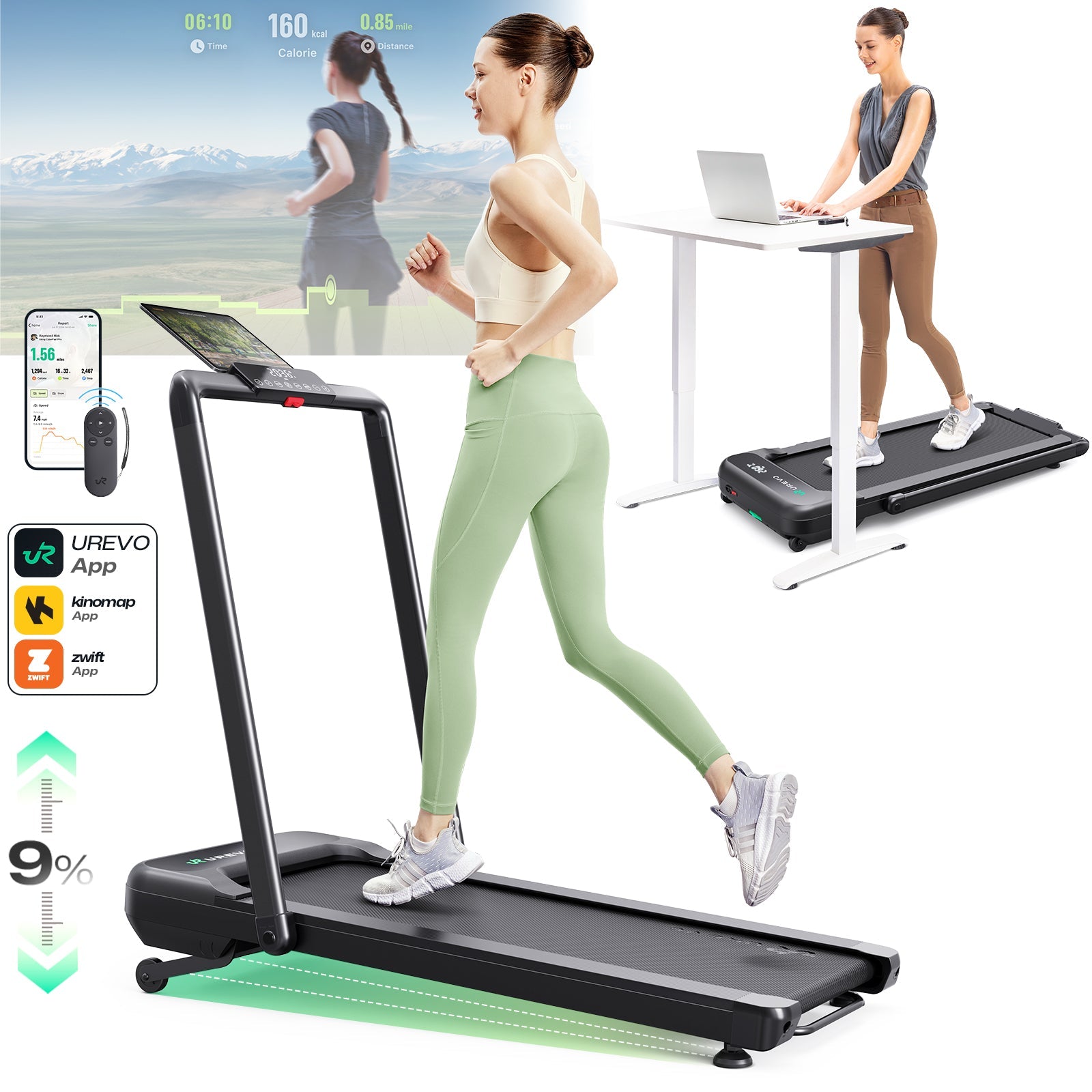 UREVO Strol 2S Pro - Your Ultimate Home Fitness Treadmill