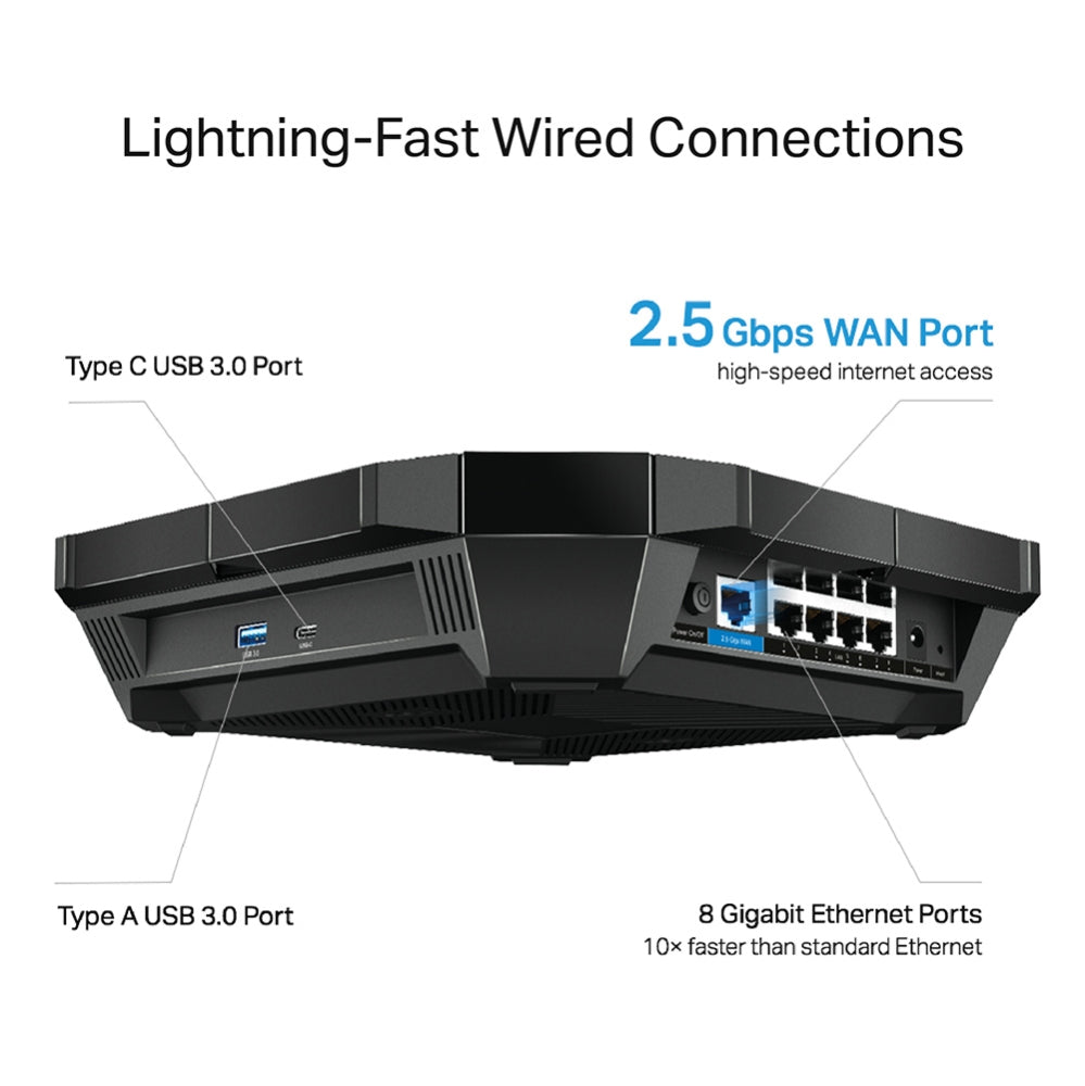 TP-Link Archer AX6000 Wi-Fi 6 Router - Next-Gen Connectivity