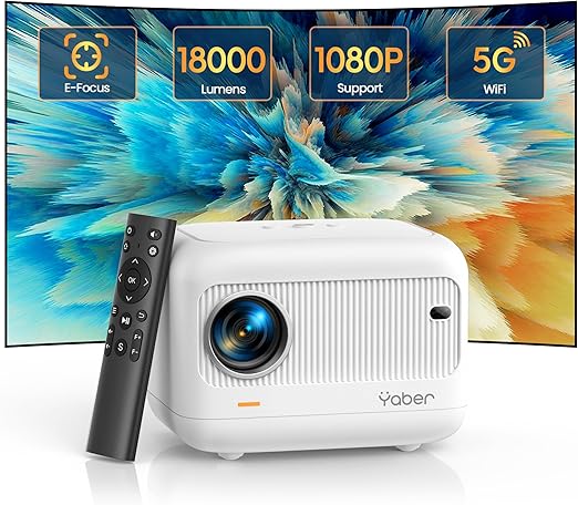 Yaber E1 Mini 5G WiFi Bluetooth 5.2 Projector - Your Ultimate Viewing Companion