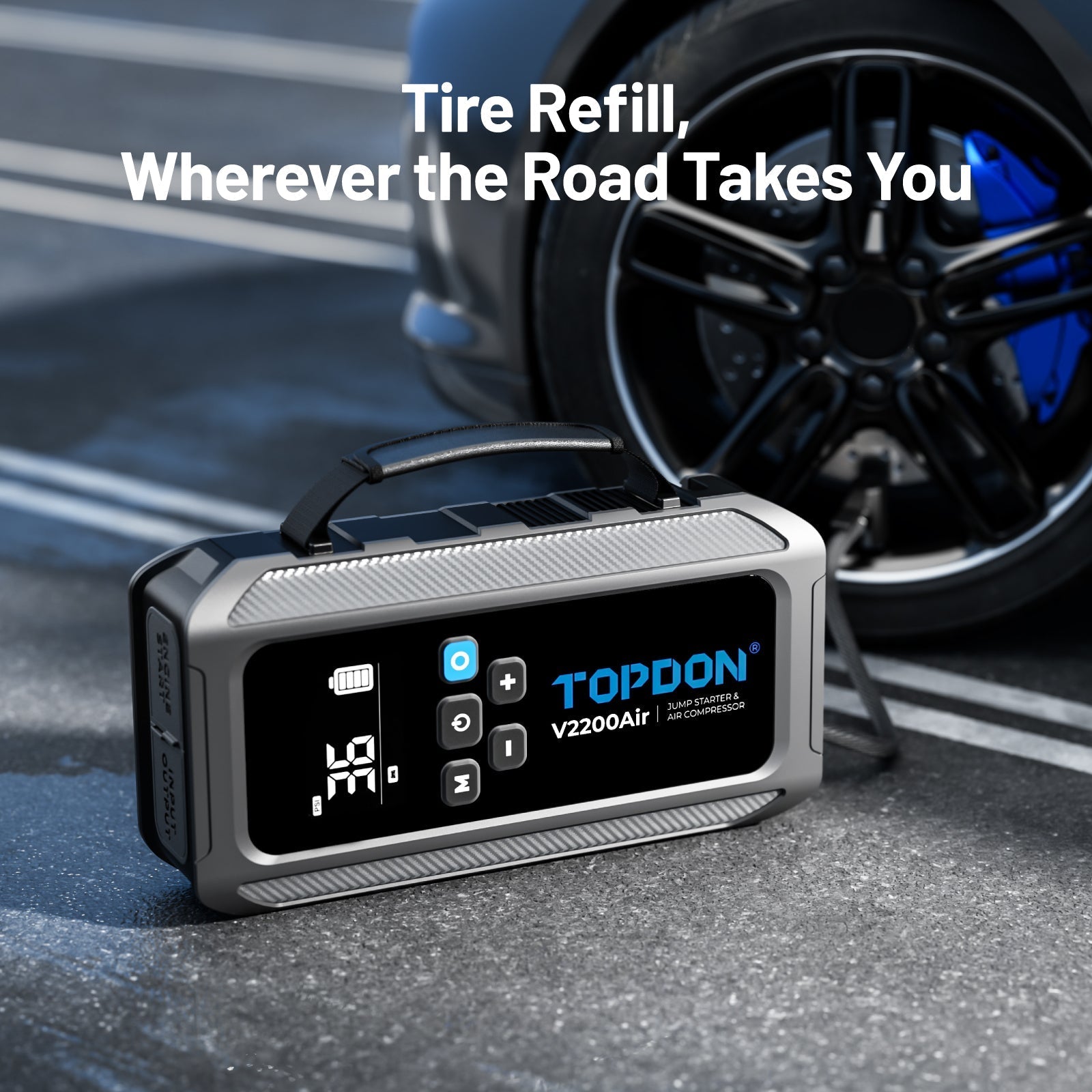 TOPDON V2200Air - All-in-One Car Emergency Helper
