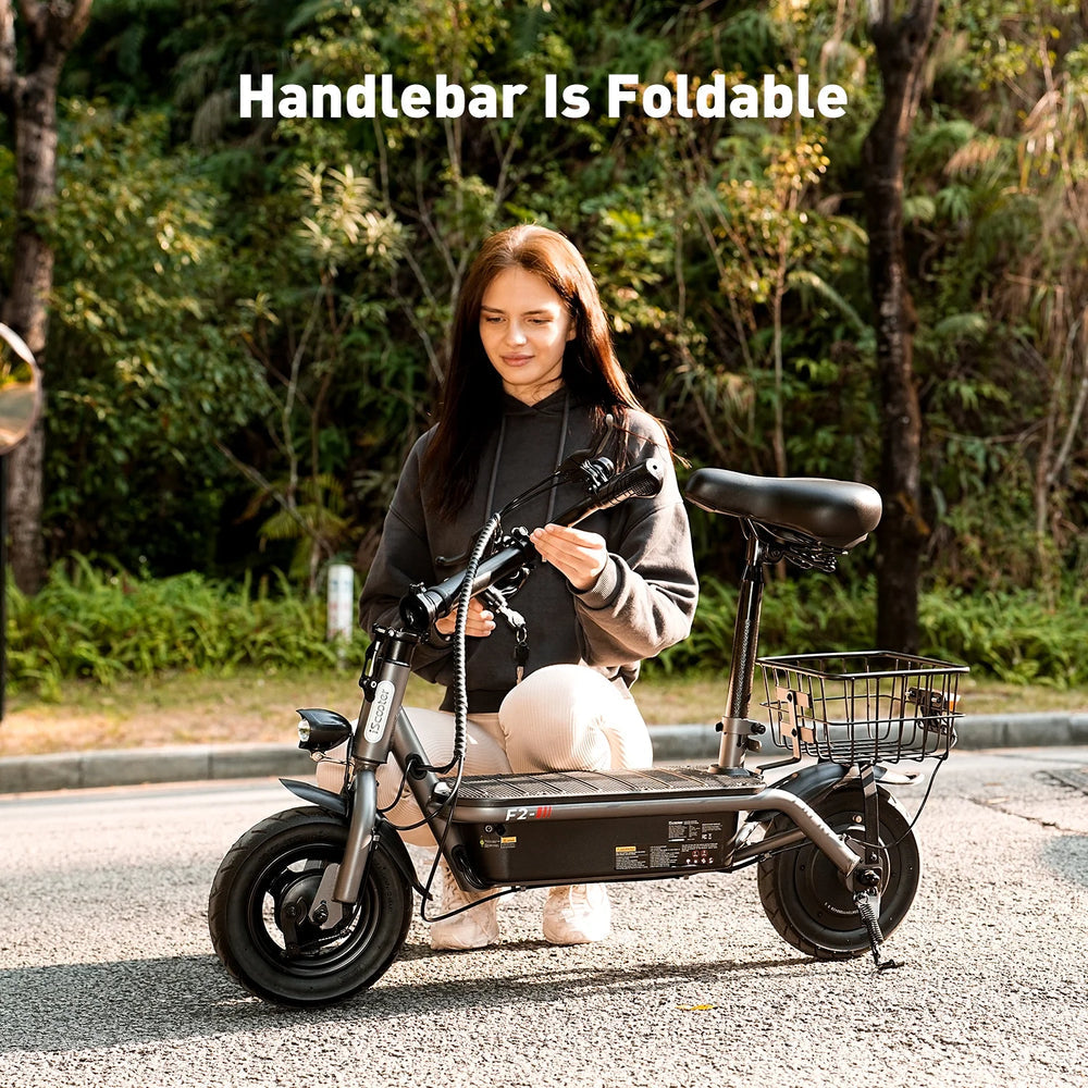 iScooter F2 Electric Scooter with Comfort Seat - Your Urban Commute Companion