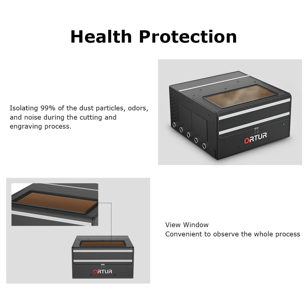 Ortur All-in-One Laser Engraving Machine Enclosure 2.0