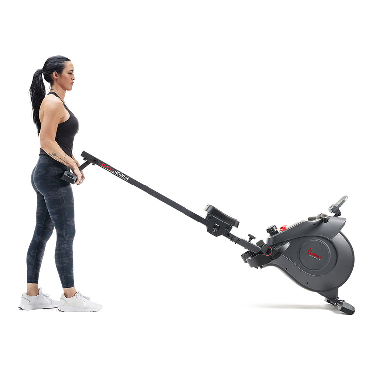 Sunny Health & Fitness SMART Foldable Bluetooth Rowing Machine - SF-RW522016