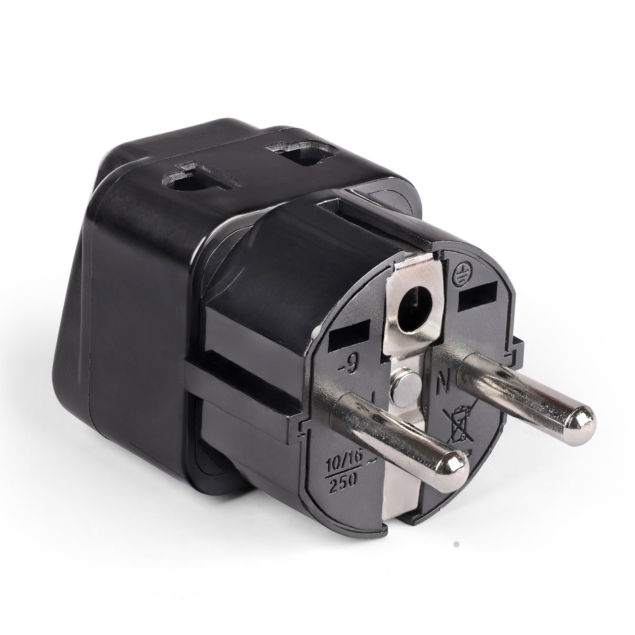 OREI DB-9 Compact Travel Adapter for Germany & France - 2 in 1 Type E/F
