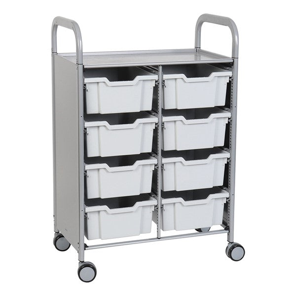 Gratnells Callero Double Metal School Supply Organizer Cart