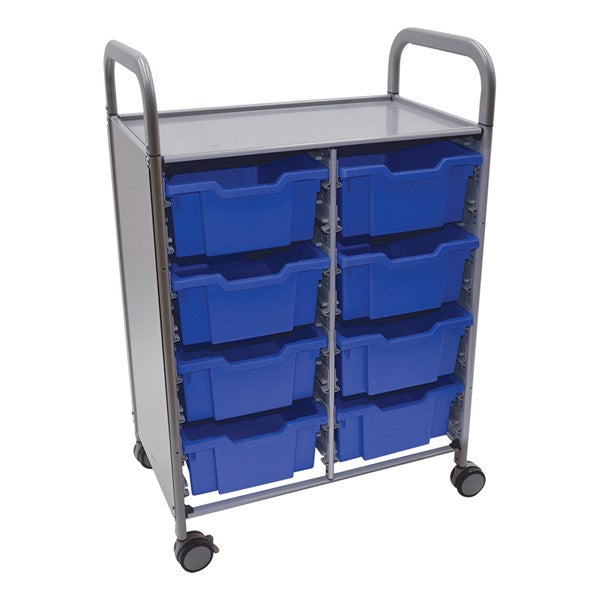 Gratnells Callero Double Metal School Supply Organizer Cart