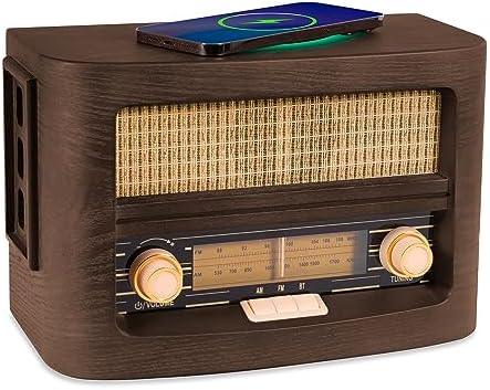 Fuse RAD-V2: The Ultimate Vintage Bluetooth Speaker with FM Radio and Wireless Charger