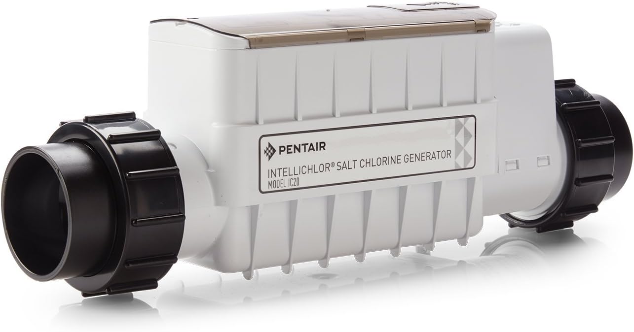Pentair IntelliChlor IC20 Salt Chlorine Generator - Keep Your Pool Sparkling Clean for Pools Up to 20K Gal