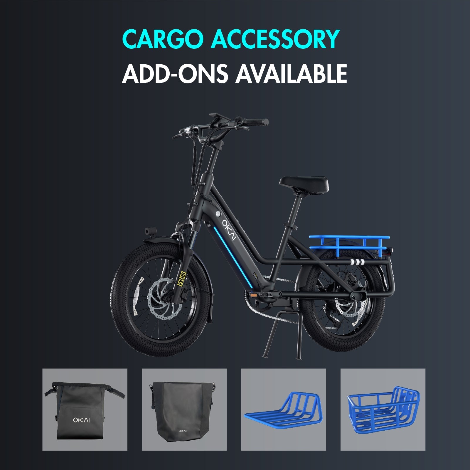 Okai E-Kargo EB70 Electric Cargo Bike