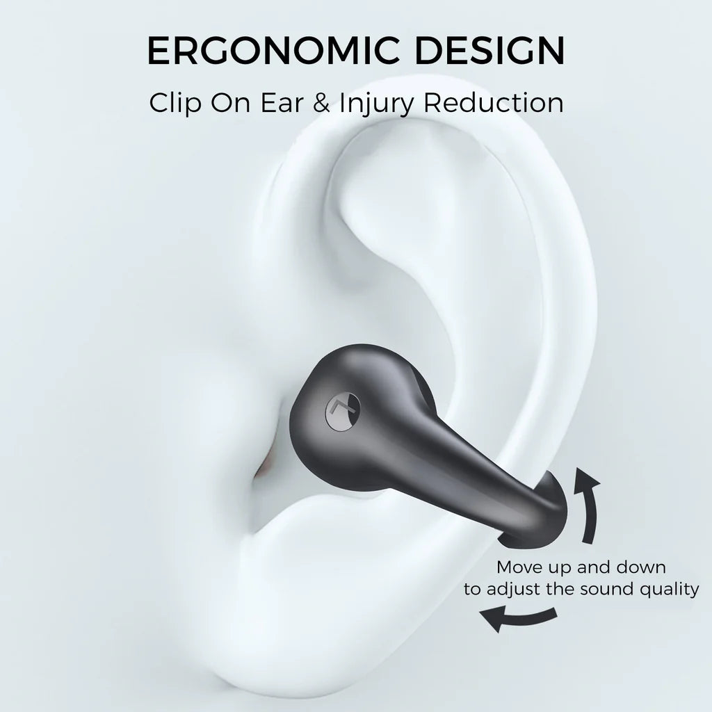Sungale Wireless Ear Clip Bone Conduction Earbuds - Your Active Lifestyle Sound Solution