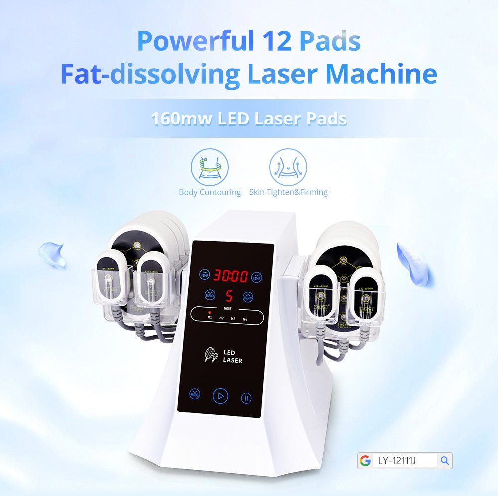 Advanced 12-Pad LED Laser with 160MW Power for Precise Treatments