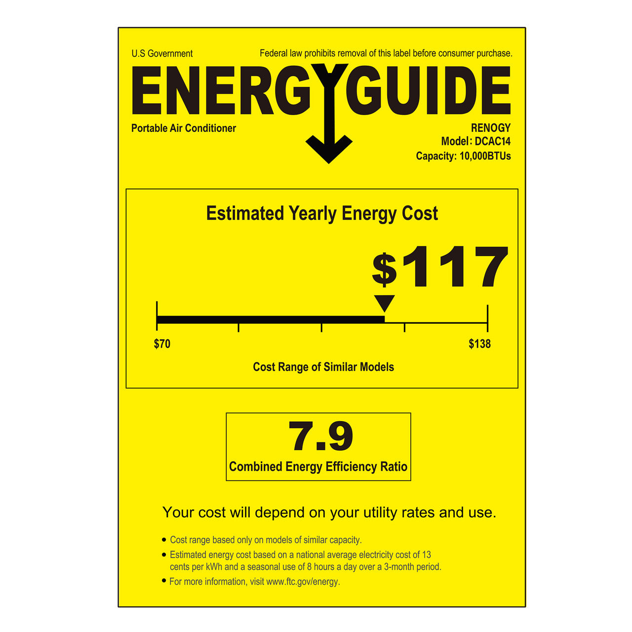 Renogy Ultra-Efficient 14,000BTU Off-Grid Air Conditioner