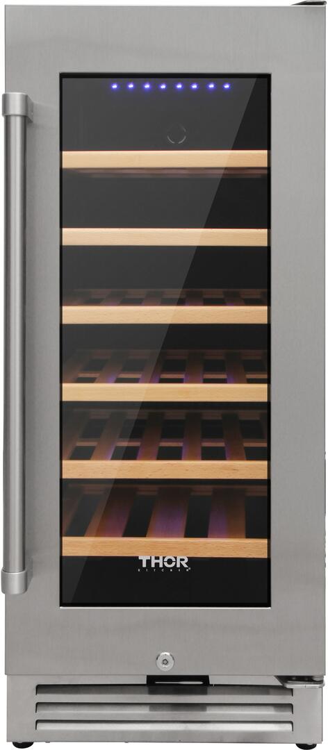 Thor Kitchen 15 Inch Single Zone Wine Cooler - 33 Bottles