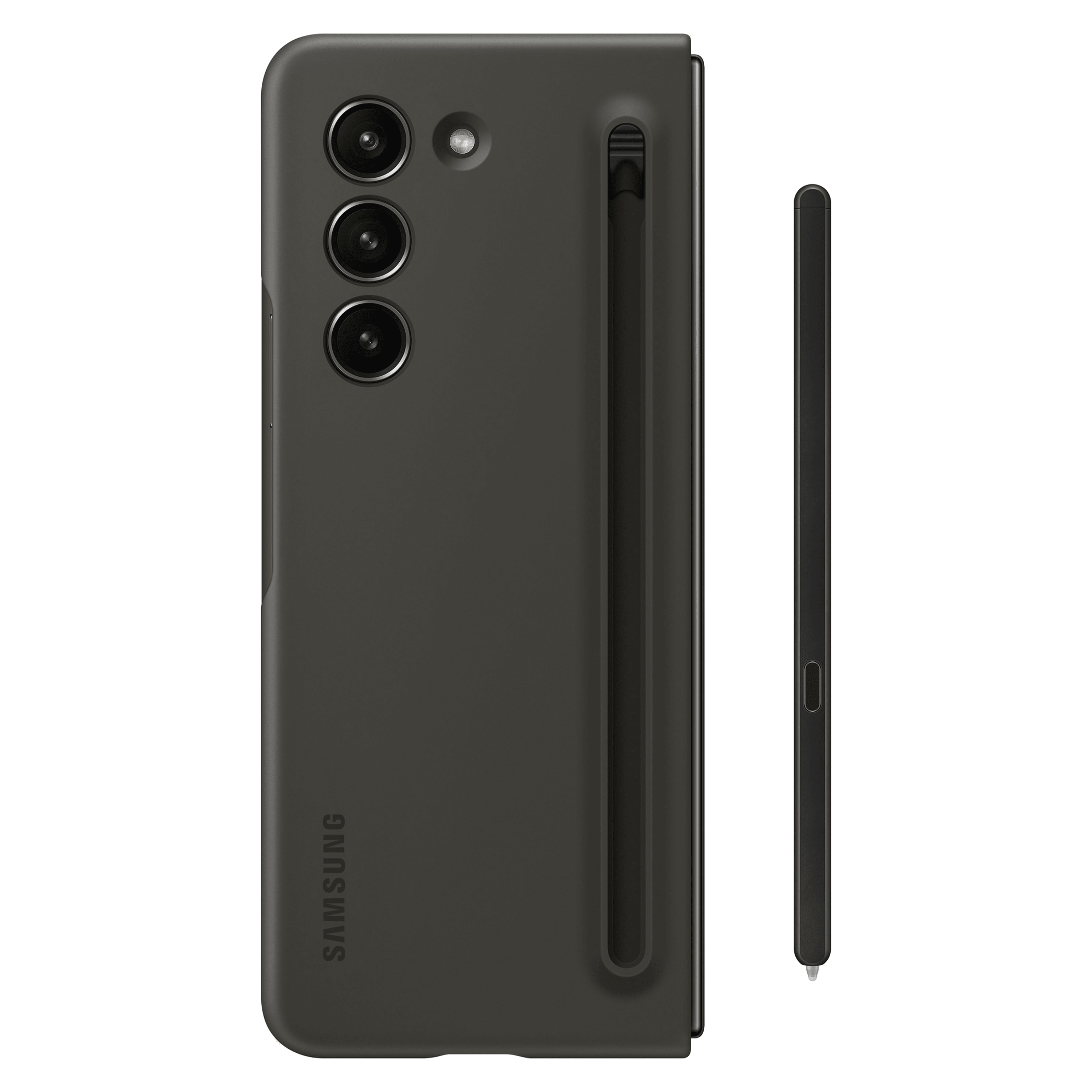 Graphite Slim S Pen Case for Samsung Galaxy Z Fold5 - Boost Your Productivity and Style