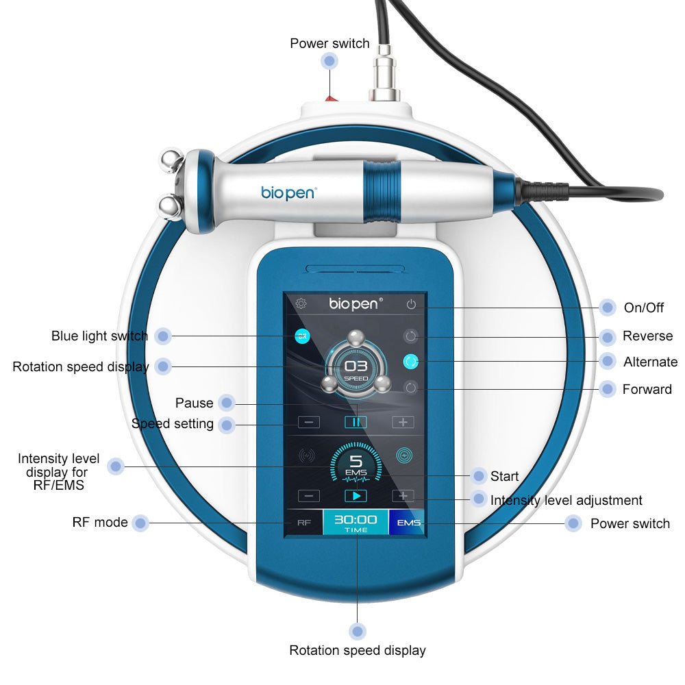 RF EMS Microcurrent Blue Light Therapy Skincare Powerhouse