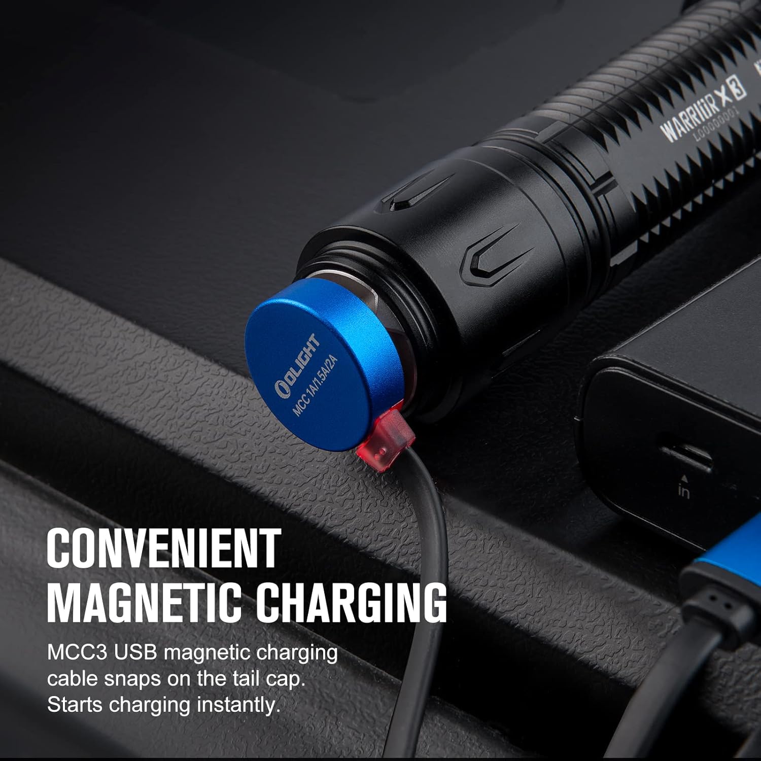 Powerful Olight Warrior X 3 Tactical Flashlight