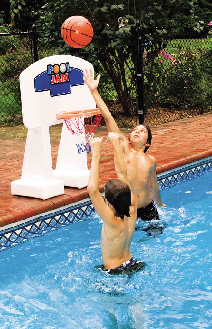 Swimline Pool Jam In-Ground Basketball Fun Zone