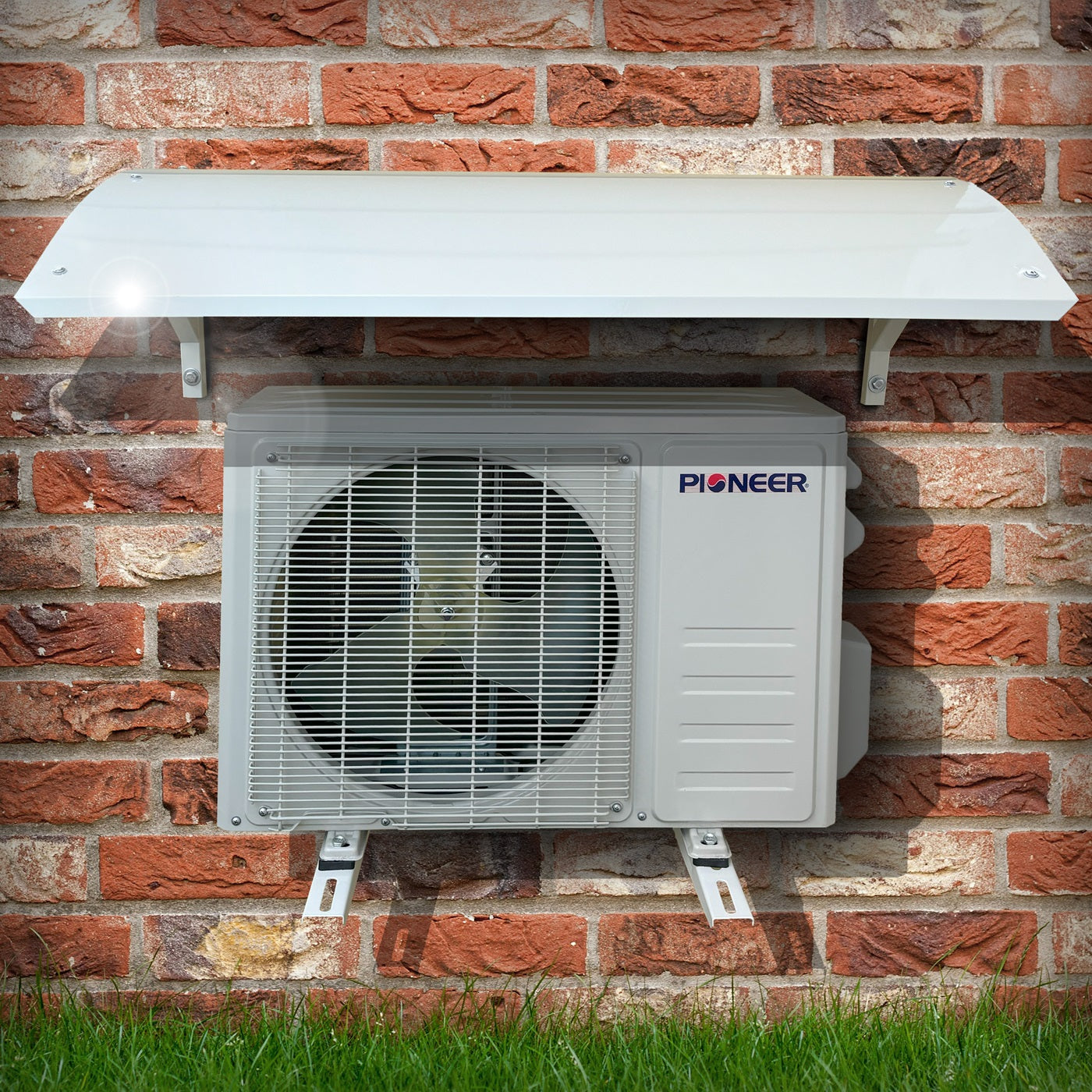 EliteGuard Outdoor Metal Shelter - Protect Your Mini Split Condensing Unit!