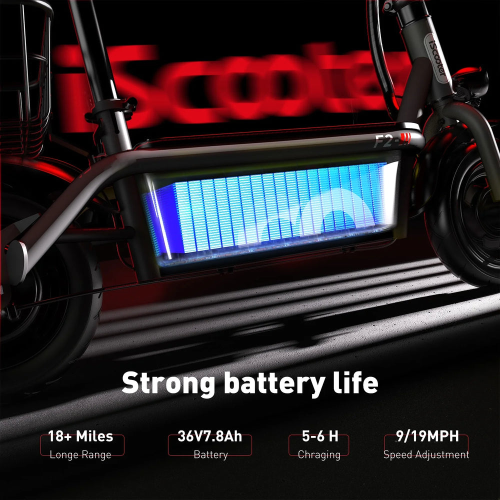iScooter F2 Electric Scooter with Comfort Seat - Your Urban Commute Companion