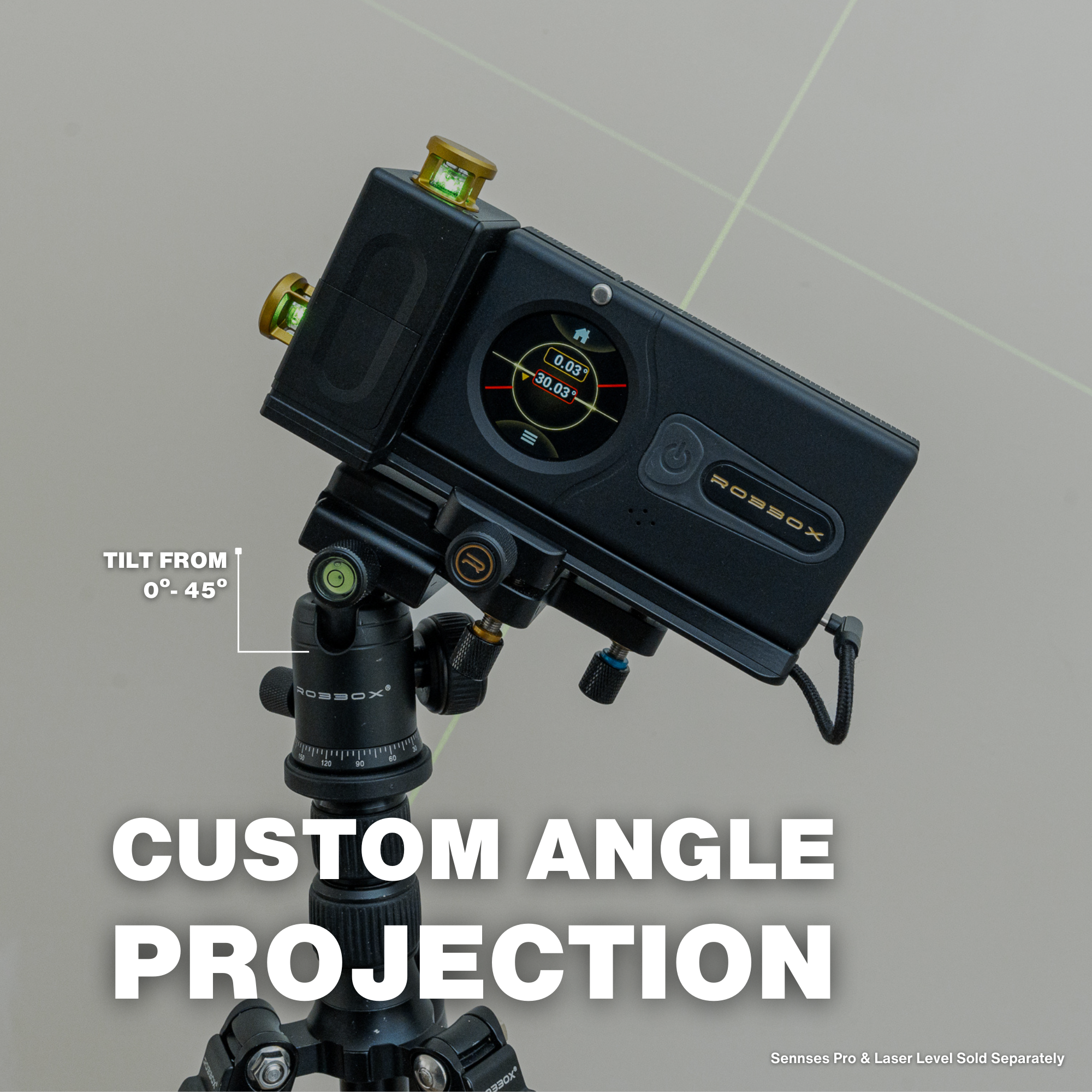 Robbox 360° Adjustable Tripod for Sennses Pro Laser Level - Precision at Your Fingertips