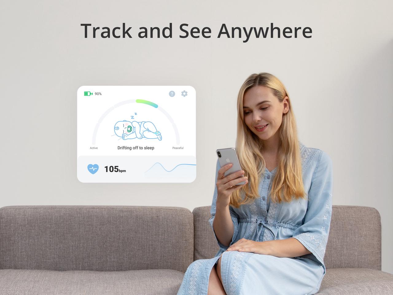 Eufy Baby Smart Sock - Your Baby's Sleep and Health Monitor