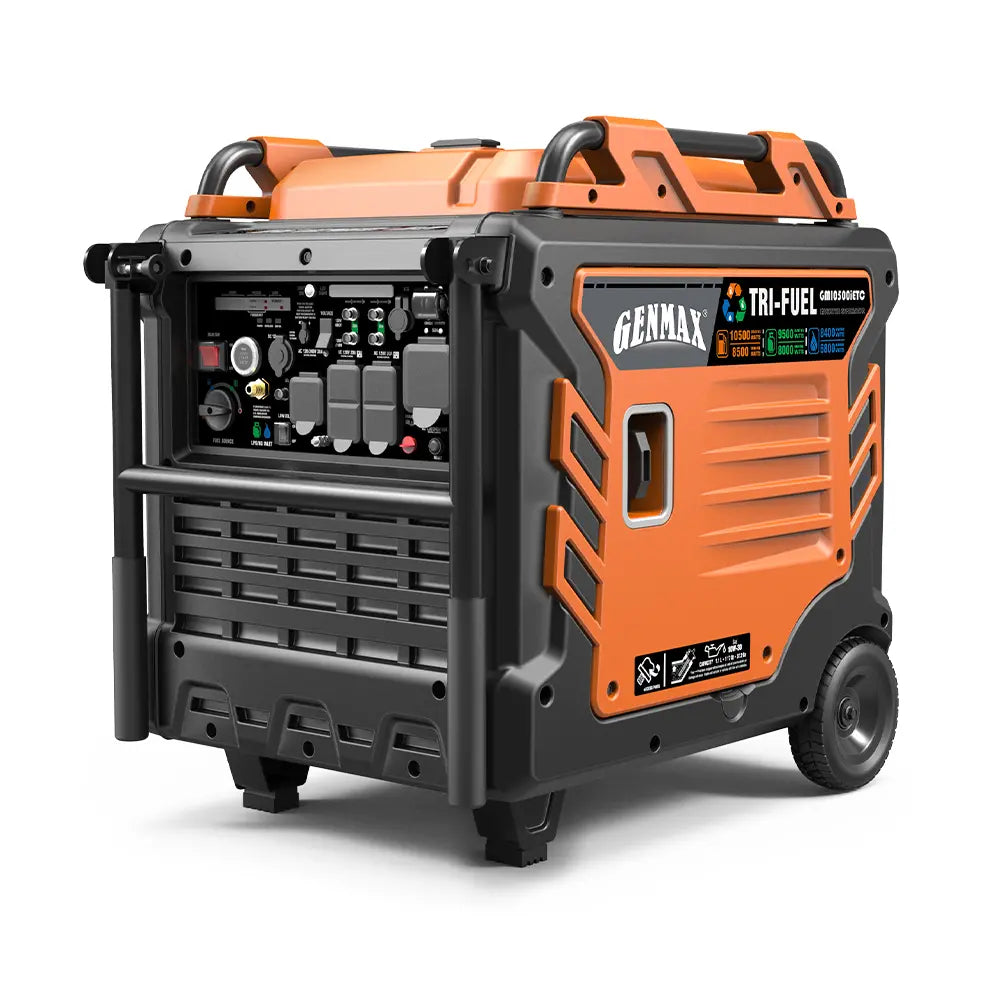 Genmax GM10500iETC Tri-Fuel Inverter Generator - Your All-Powerful Solution for Any Situation