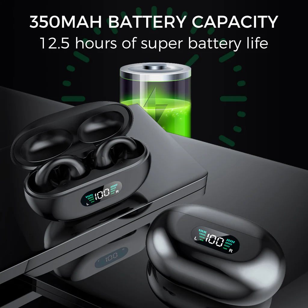 Sungale Wireless Ear Clip Bone Conduction Earbuds - Your Active Lifestyle Sound Solution