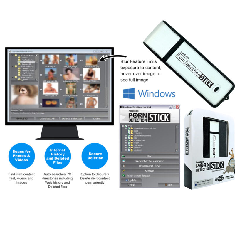 PBN - TEC Windows OS Porn Detection Stick: Your Digital Protector