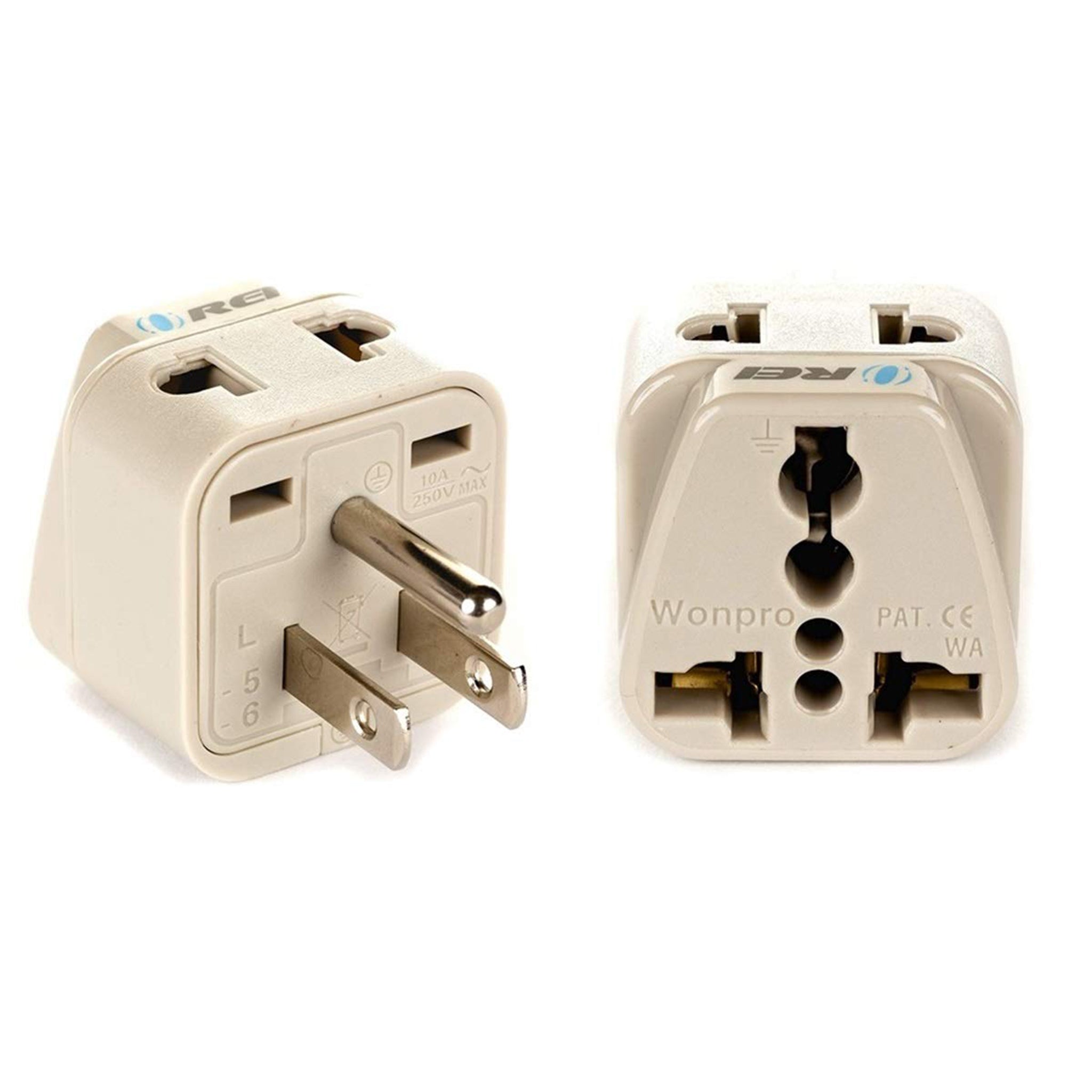 OREI DB-5 Japan & Philippines Travel Adapter: Compact 2-in-1 Type B