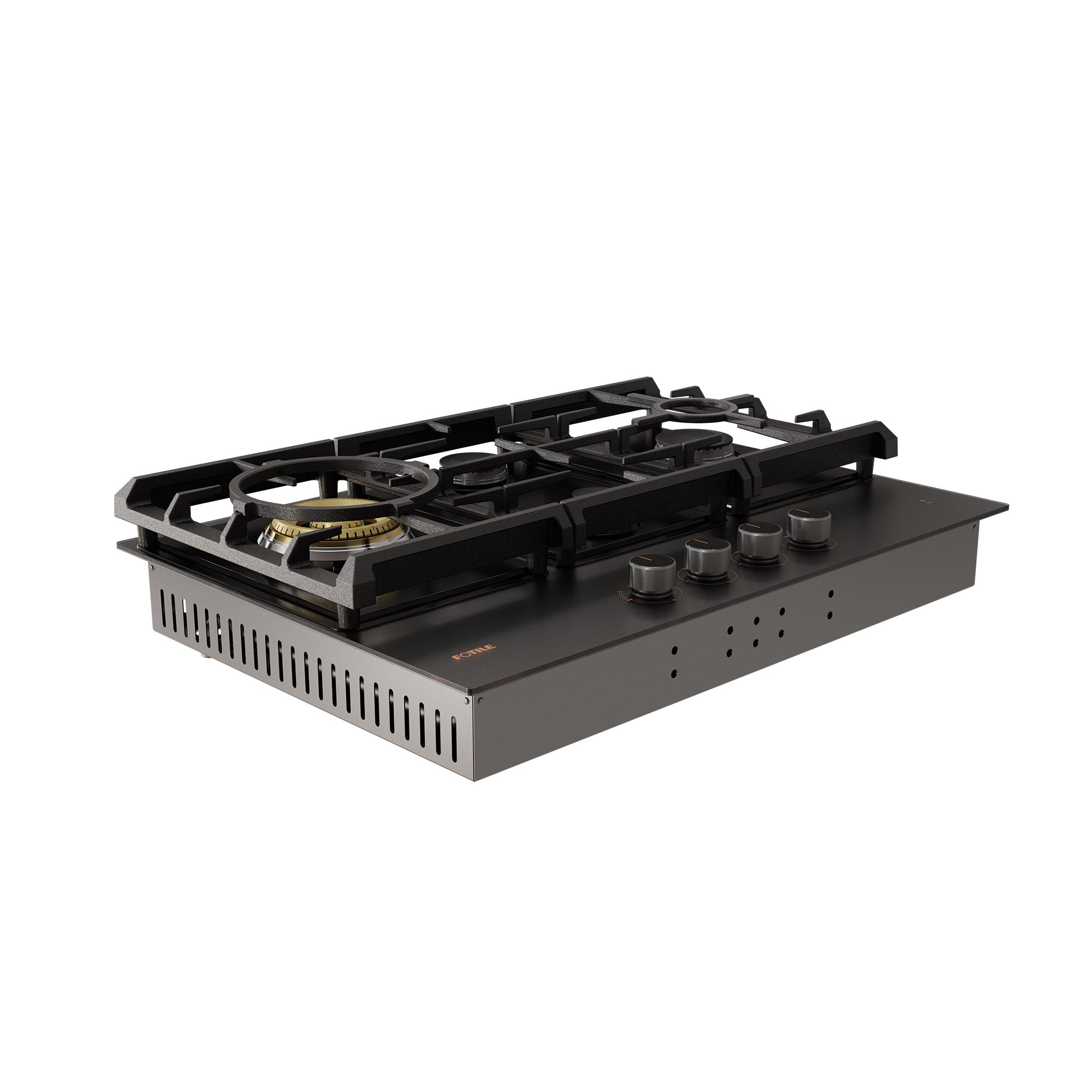 FOTILE Tri-Ring Gas Cooktop - GLG30401, Moonshadow Grey Series