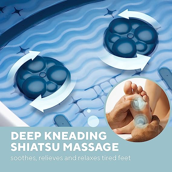 Indulge Your Feet with HoMedics Shiatsu Bliss Foot Spa