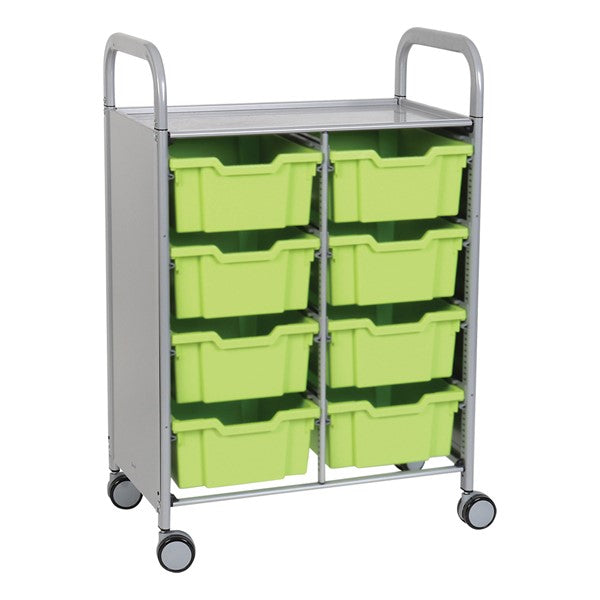Gratnells Callero Double Metal School Supply Organizer Cart