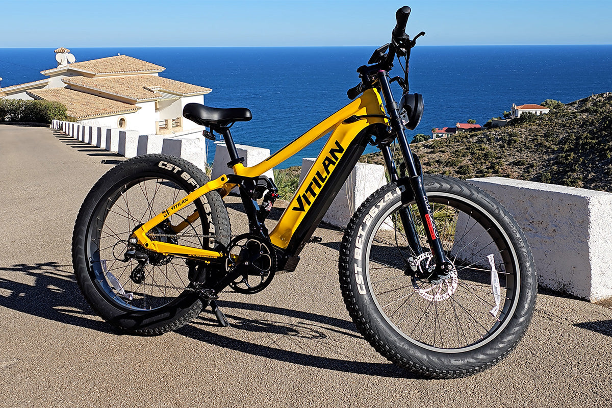 VITILAN T7 Full Suspension Electric Mountain Bike