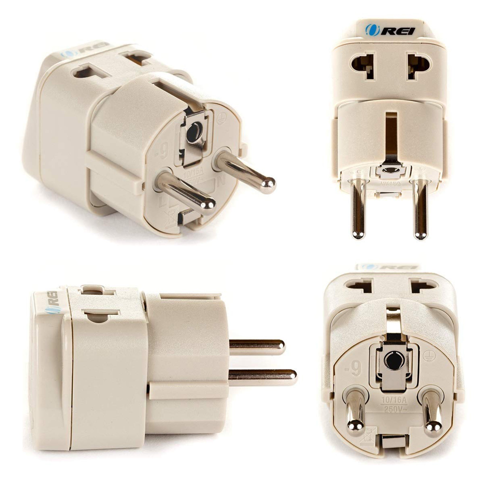 OREI DB-9 Compact Travel Adapter for Germany & France - 2 in 1 Type E/F