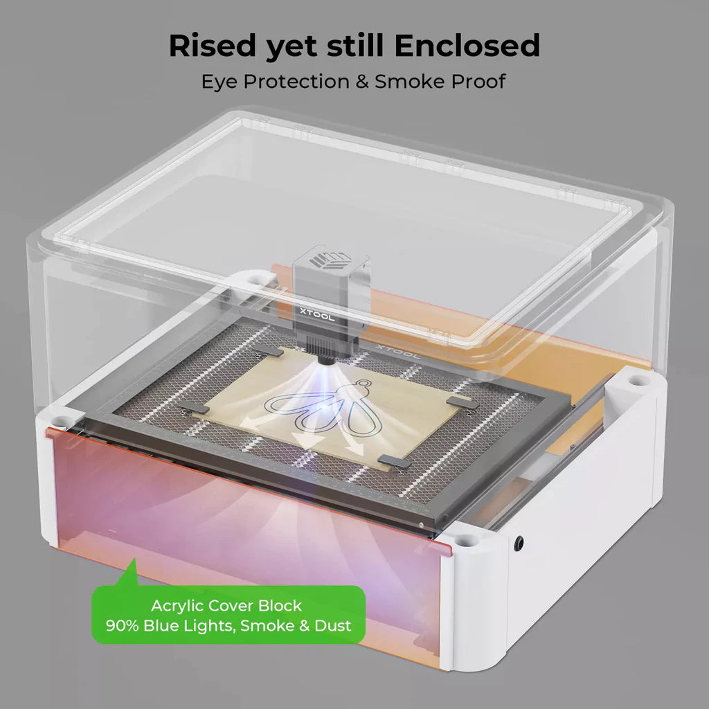xTool M1 Riser Base with Revolutionary Honeycomb Panel