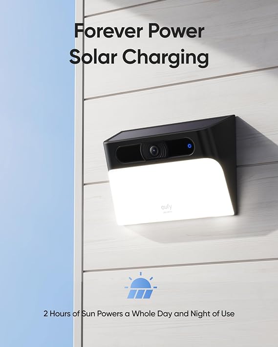 Eufy Solar-Powered Wall Light Cam - Your Home's Smart Guardian