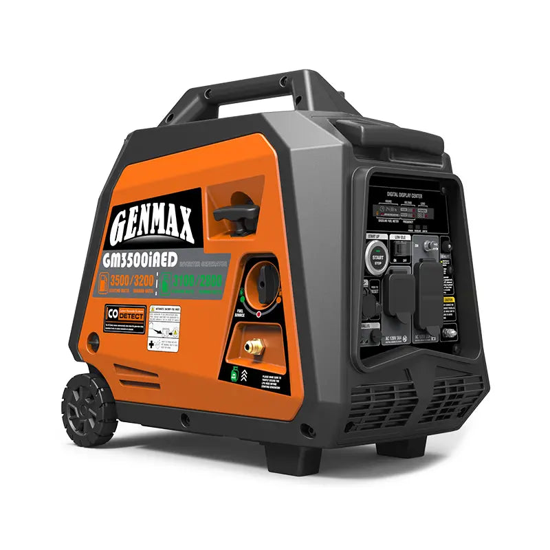 Genmax GM3500iAED Super Quiet Dual Fuel Portable Inverter Generator with Parallel Capability