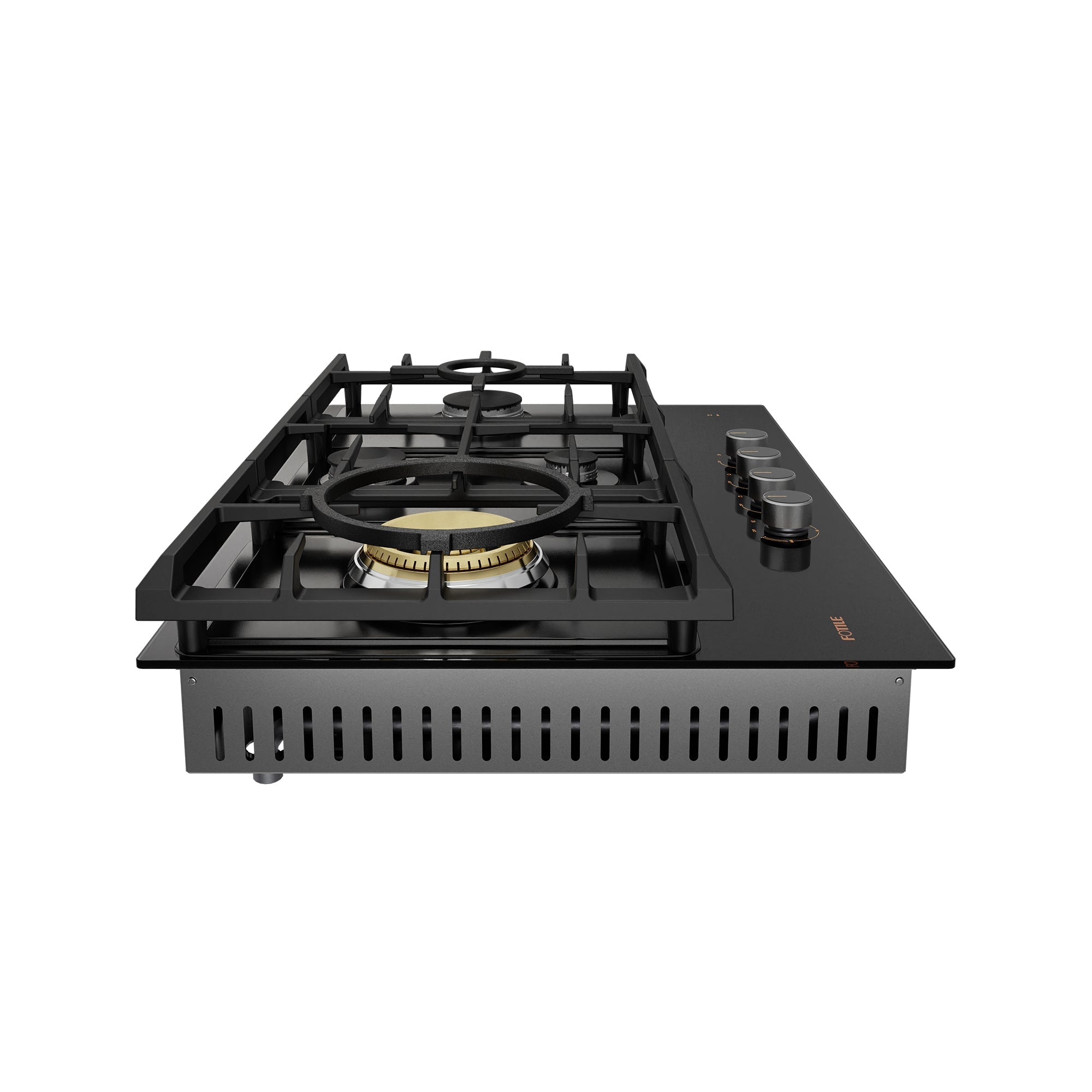 FOTILE Tri-Ring Gas Cooktop - GLG30401, Moonshadow Grey Series