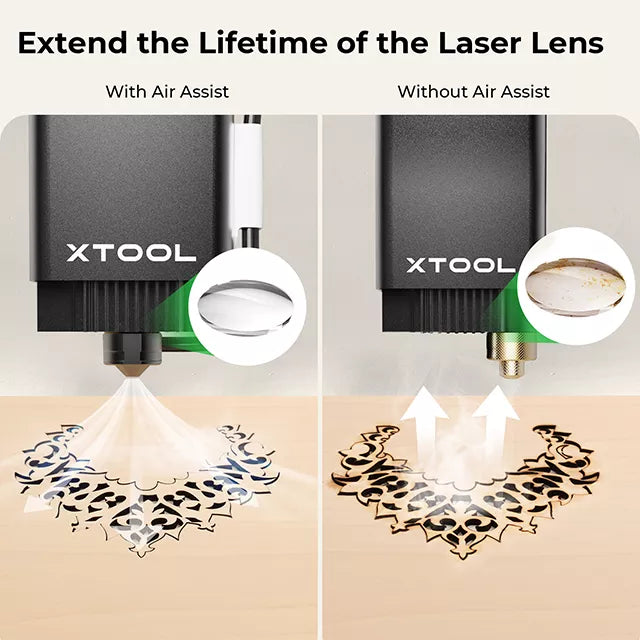 xTool M1 Air Assist Kit: Effortless Laser Cutting and Engraving