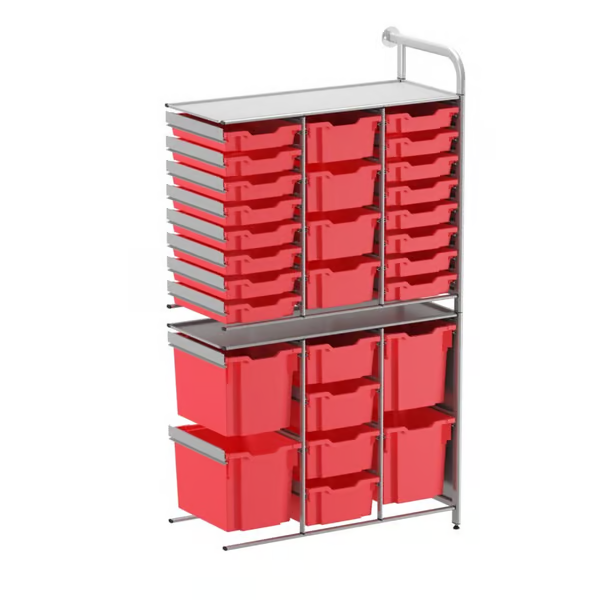 Gratnells Callero Tall Flexi Storage Adder Unit - Organize Your Classroom Effortlessly