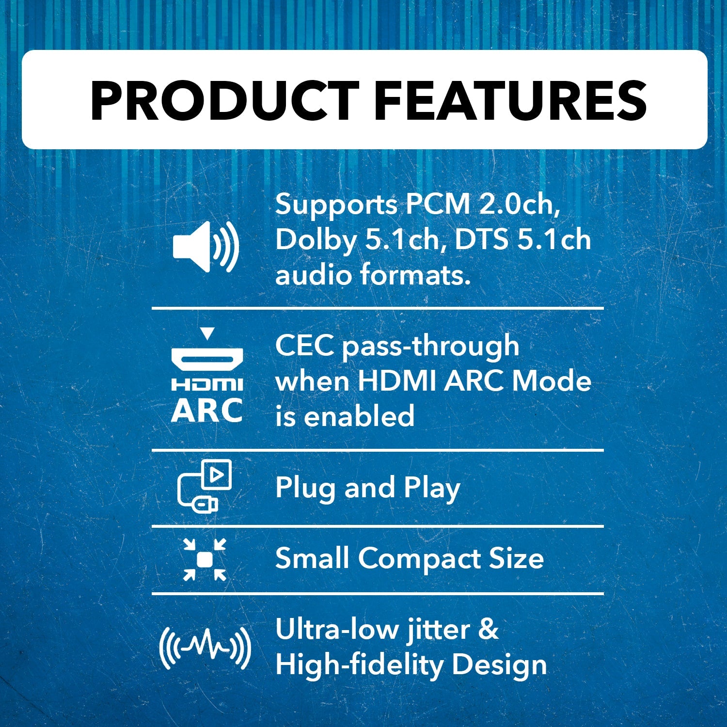 Long - Range HDMI ARC & S/PDIF Audio Extender - Up to 150m with CAT 6/7
