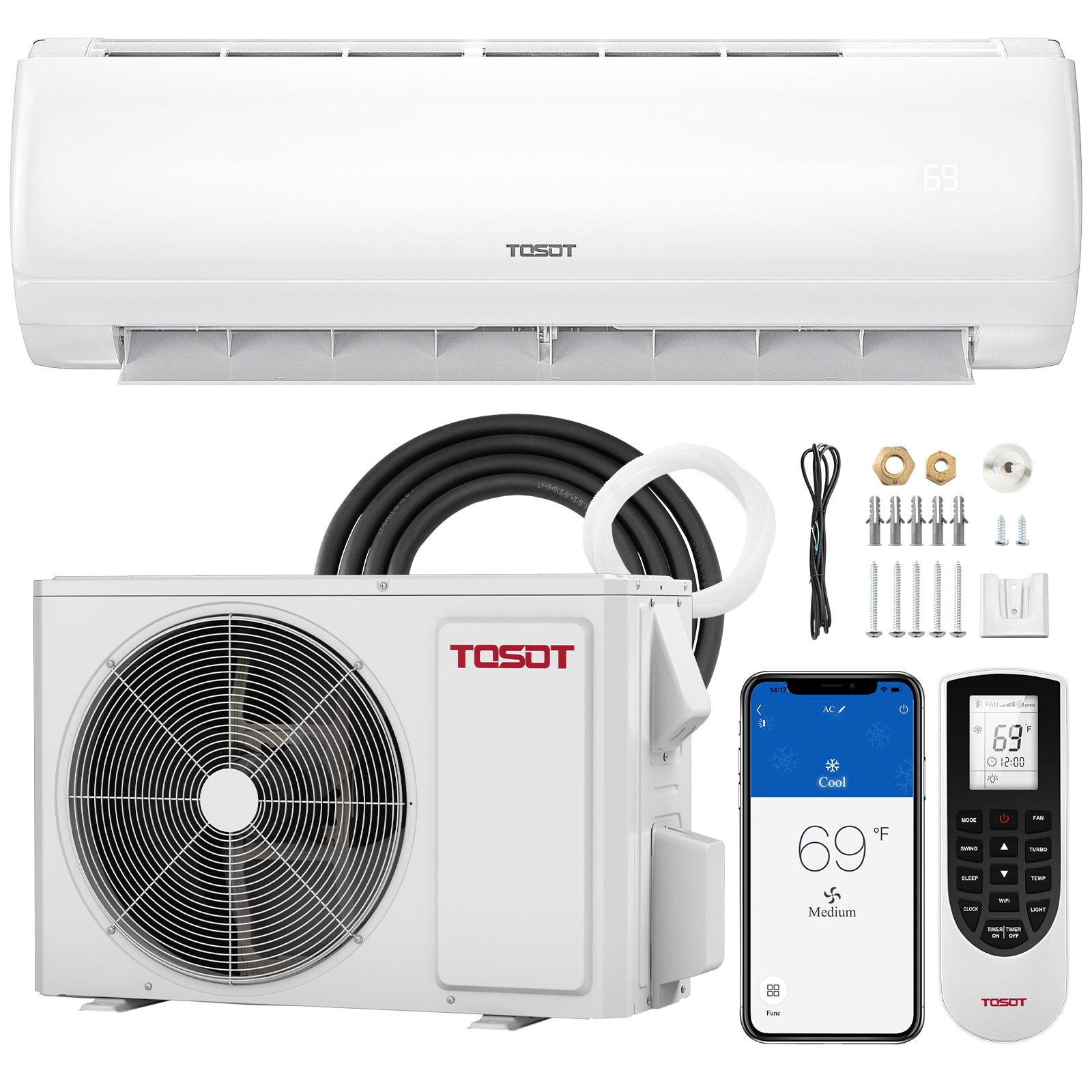 TOSOT 24,000 BTU Mini-Split Heat Pump Air Conditioner - Your Ideal Cooling Solution
