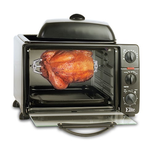 Elite 6-Slice Multifunctional Toaster Oven with Rotisserie - Your Kitchen's All-in-One Wonder