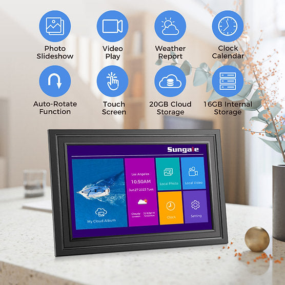 Sungale 10-Inch Elegant Cloud Frame - CPF1032+