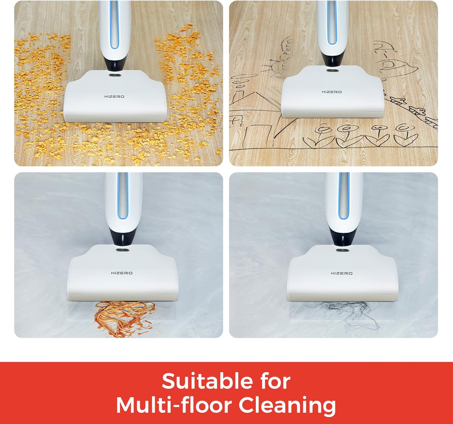 Hizero F500 All-in-One Hard Floor Cleaning Wonder