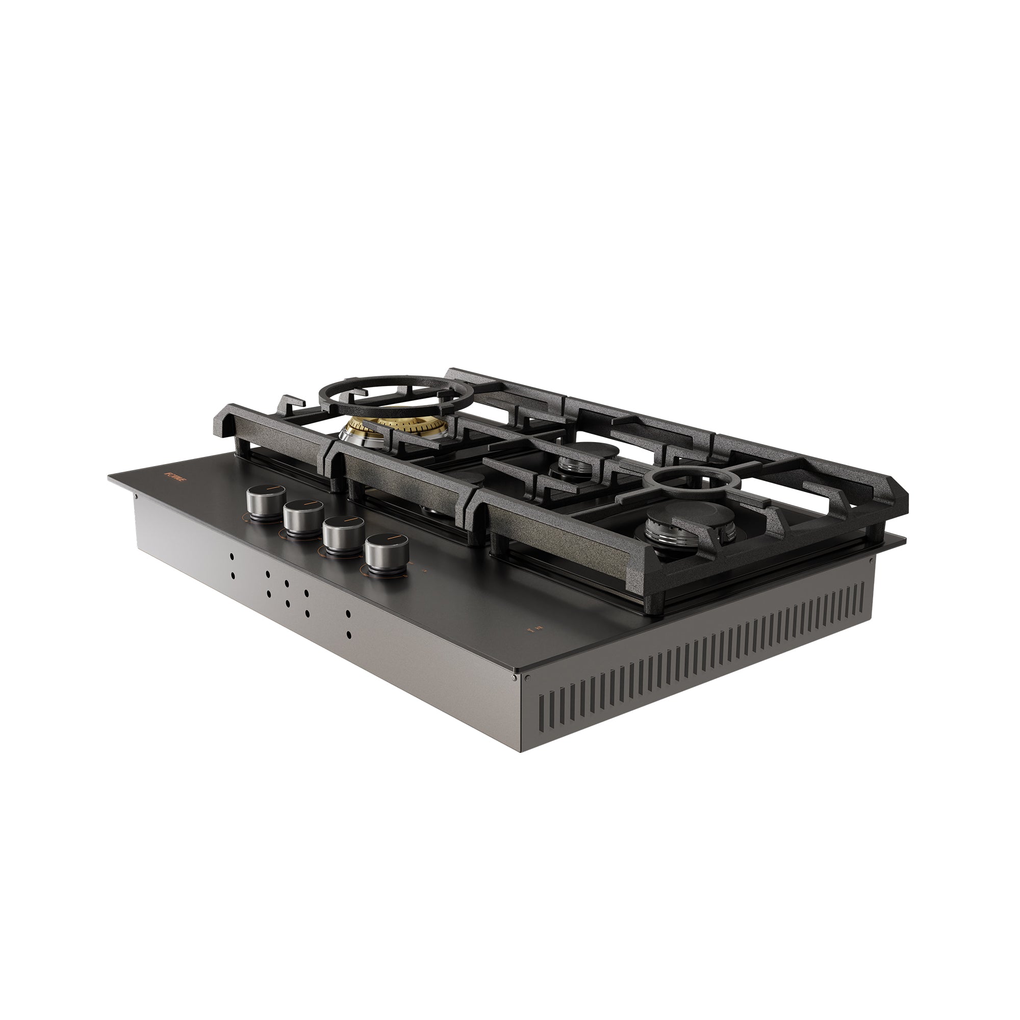 FOTILE Tri-Ring Gas Cooktop - GLG30401, Moonshadow Grey Series