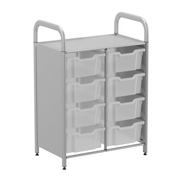 Gratnells Callero Custom Low-Level 8-Deep Tray Starter Kit - A Classroom Organization Essential