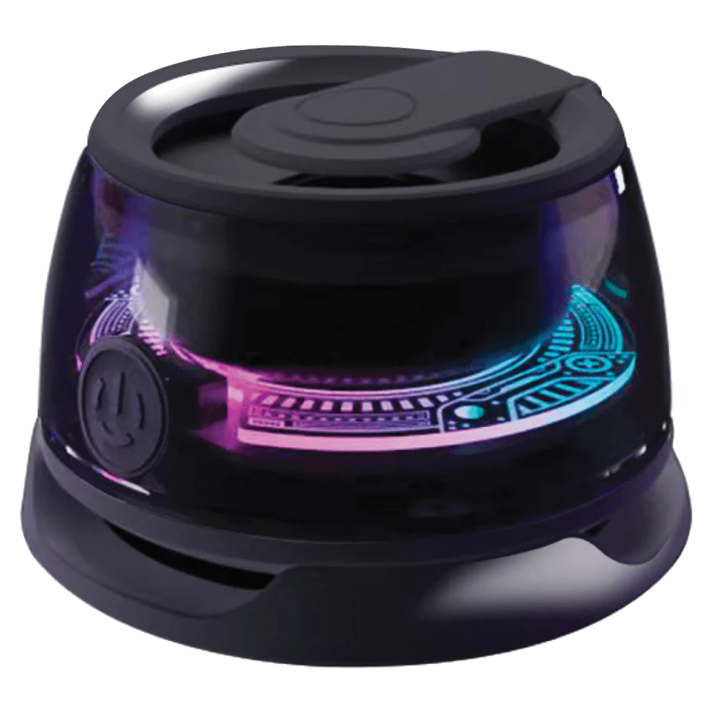 Sway Magboom 12-Pack LED Magnetic Bluetooth Party Speakers - Black