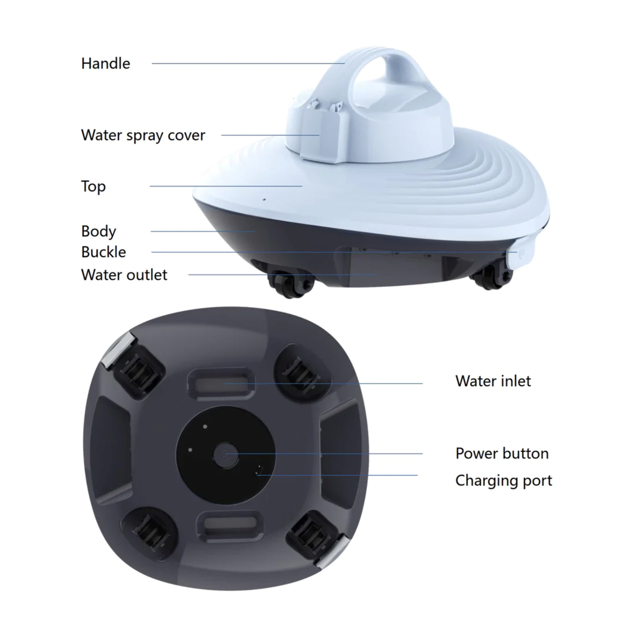 Seauto Roker Plus Cordless Robotic Pool Cleaner - Effortless Pool Maintenance